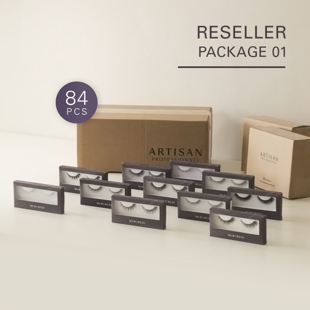 Mercredi - Paket Reseller (84Pcs) - Upper False Eyelashes by Artisan Professionnel