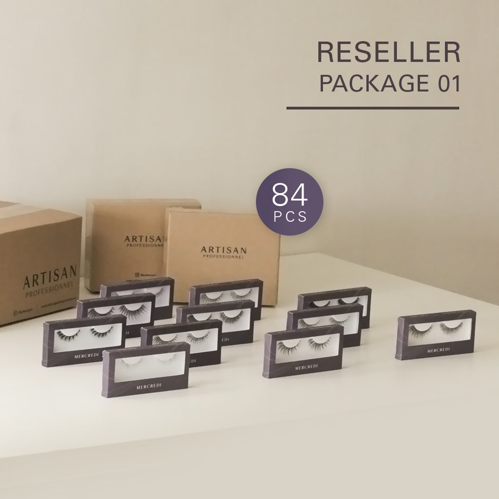 Mercredi - Paket Reseller (84Pcs) - Upper False Eyelashes by Artisan Professionnel